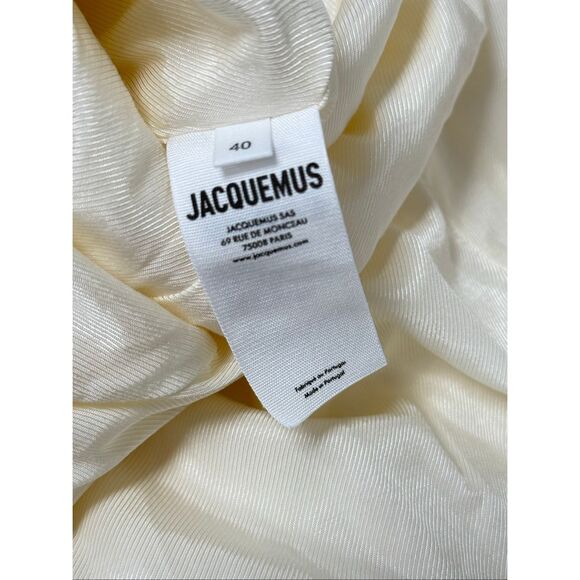 JACQUEMUS La Robe Novio In Beige Size 40 / US 8 - Picture 13 of 14
